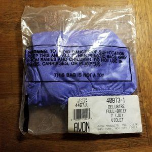 Avon Vintage Violet Flower Print Panty L